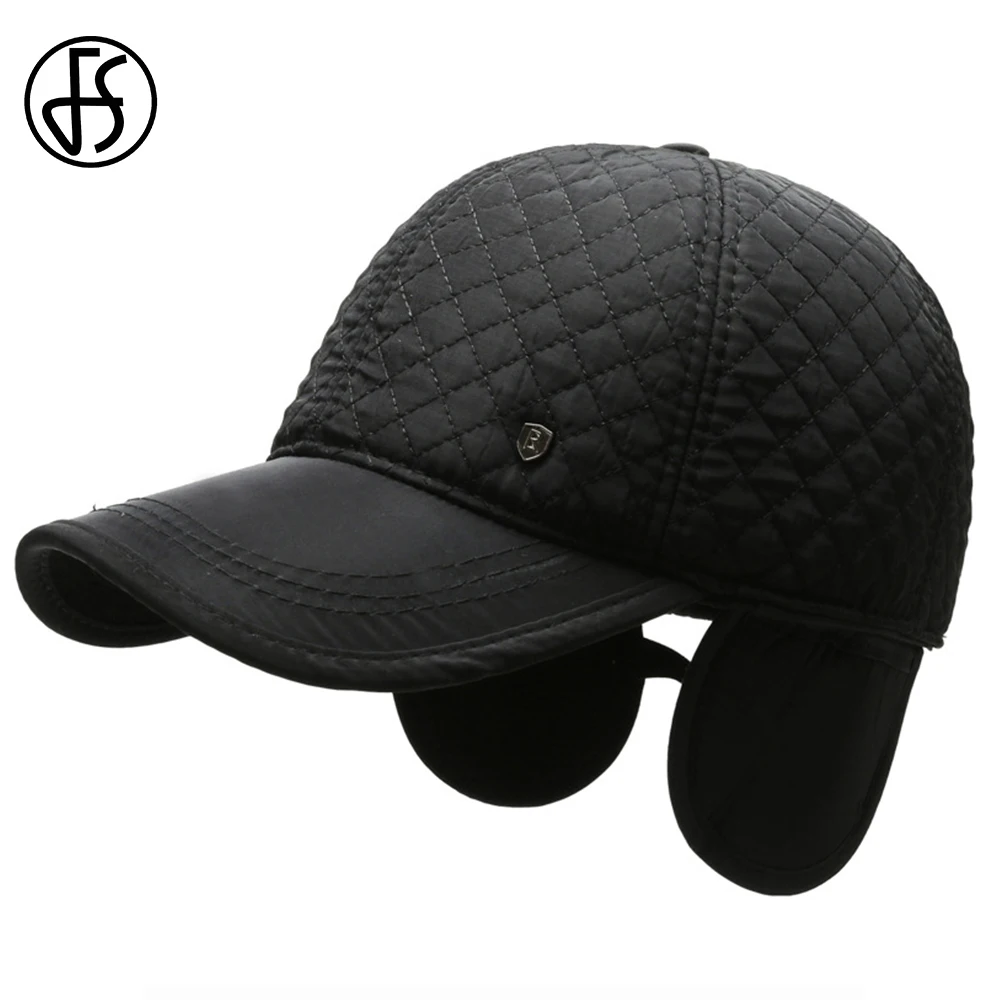 FS 2022 Высококачественная хлопковая бейсбольная кепка для мужчин защита ушей