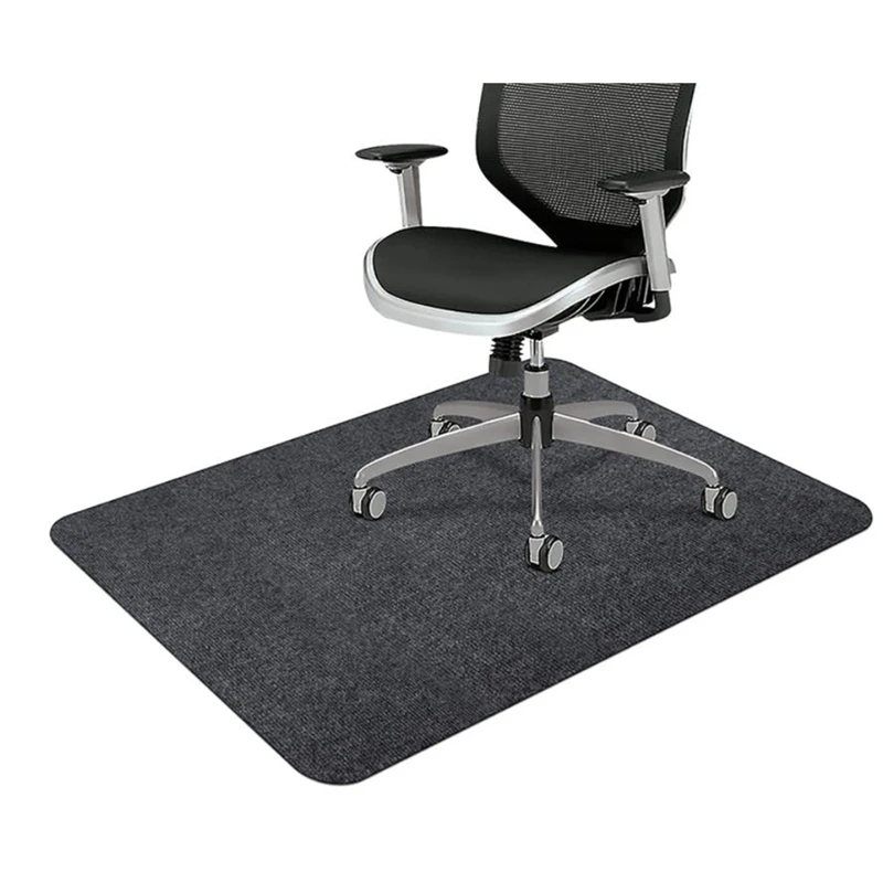 

Коврик для стула с твердыми полами, защитные коврики для стула 55X35 дюймов, деревянные полы, Настольный коврик для дома и офиса, темно-серый