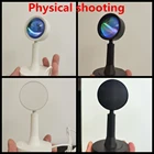 USB закат лампа закат проектор настроение светильник гостиная спальня комната ночсветильник декор бар атмосфера фотография фон