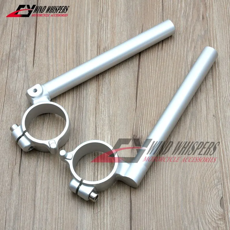 Silve 7/8 &quot22 мм мотоцикл гоночный кронштейн на Ons clipon подходит вилка ручки Рули для