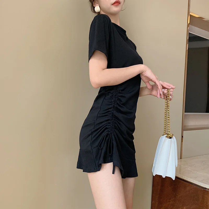 Сексуальное Клубное платье женское на завязках платья с оборками для женщин