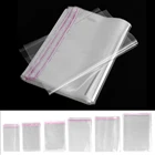 100 шт. прозрачный целлофановый пакет, прозрачные пластиковые пакеты Opp для конфет, леденцов, печенья, упаковки, свадебных подарков