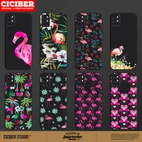 cute flamingo cover for oneplus 8 8t 9 9r 7 7t 6 6t pro nord n10 n100 phone cases for18 17 16 19 19r black tpu phone cases