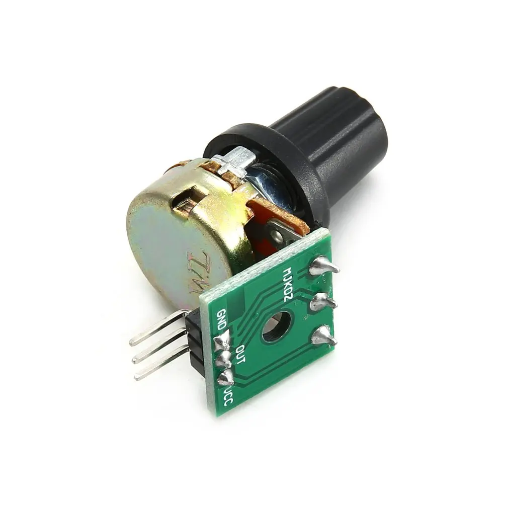 10K Ohm Potentiometer Module Resistor 3 Pin Linear Taper Rotary for Arduino with Cap | Инструменты