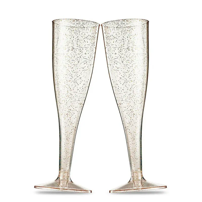Пластиковые флейты для шампанского 5 шт. Prosecco стекло es 175 мл цельная флейта