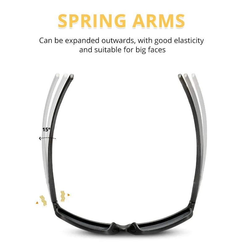 

reggaeon Polarized Driving Men Sunglasses Square Sun Glasses UV400 Oculos De Sol