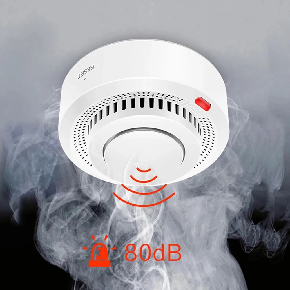 

Home smoke alarm graffiti smoke WiFi smart smoke detector Tuya fire alarm