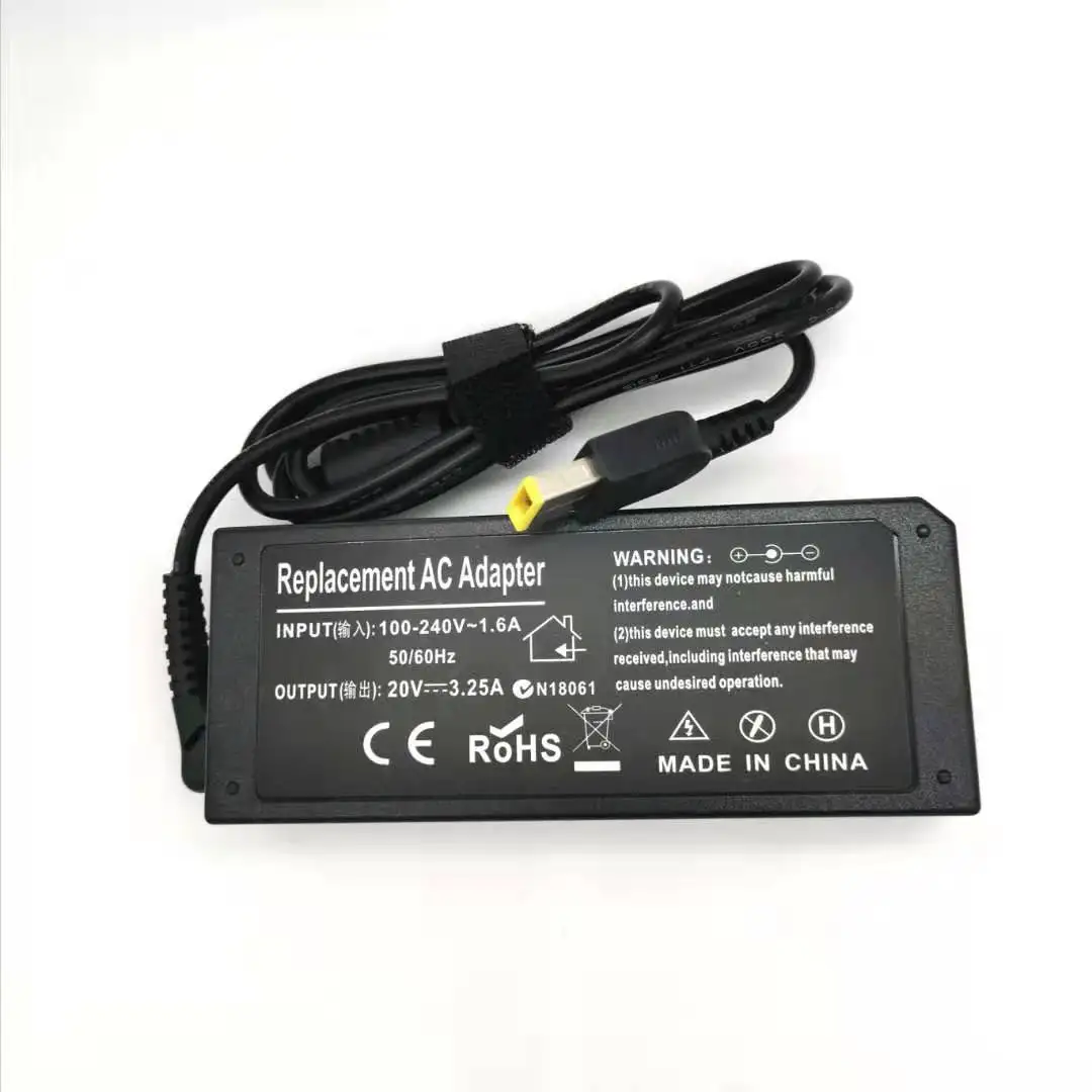 20V 3.25A 65 Вт AC Мощность адаптер ноутбука Зарядное устройство для lenovo X1 углерода E431 E531 S431 T440s T440 X230s X240 X240s G410 G500 G505