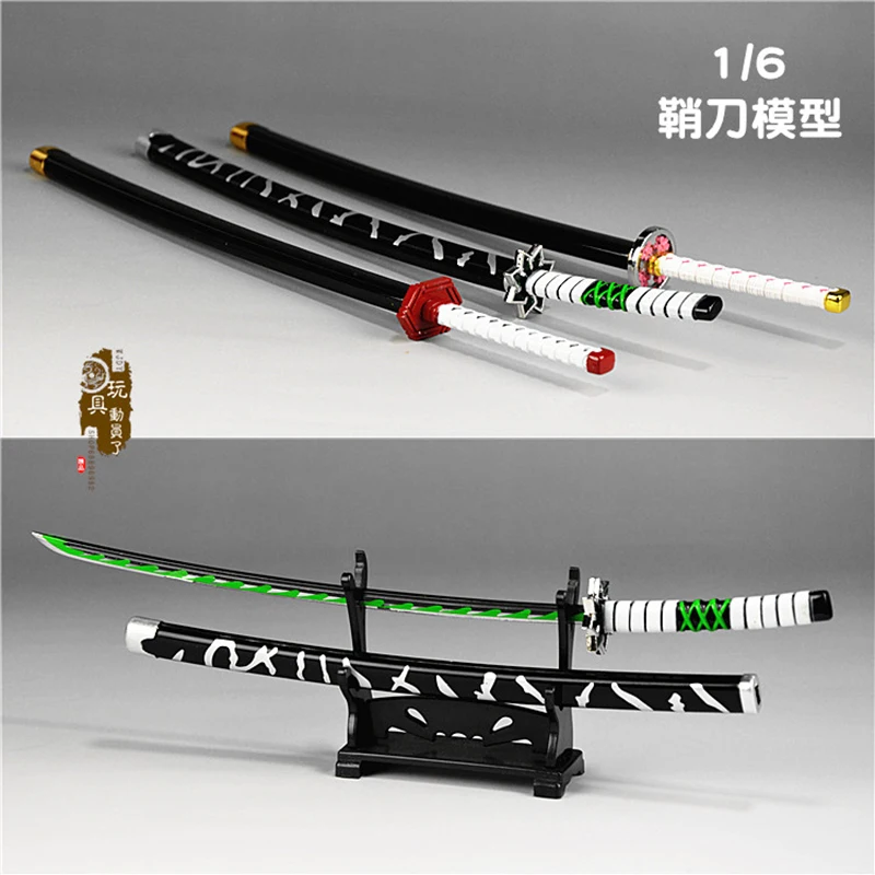 

NEW 1/6 Tai Sword Shear Sword Sabre Ghost Destruction Blade Weapon Model Tanjiro Tomioka Okura Same weapon 12 inches available