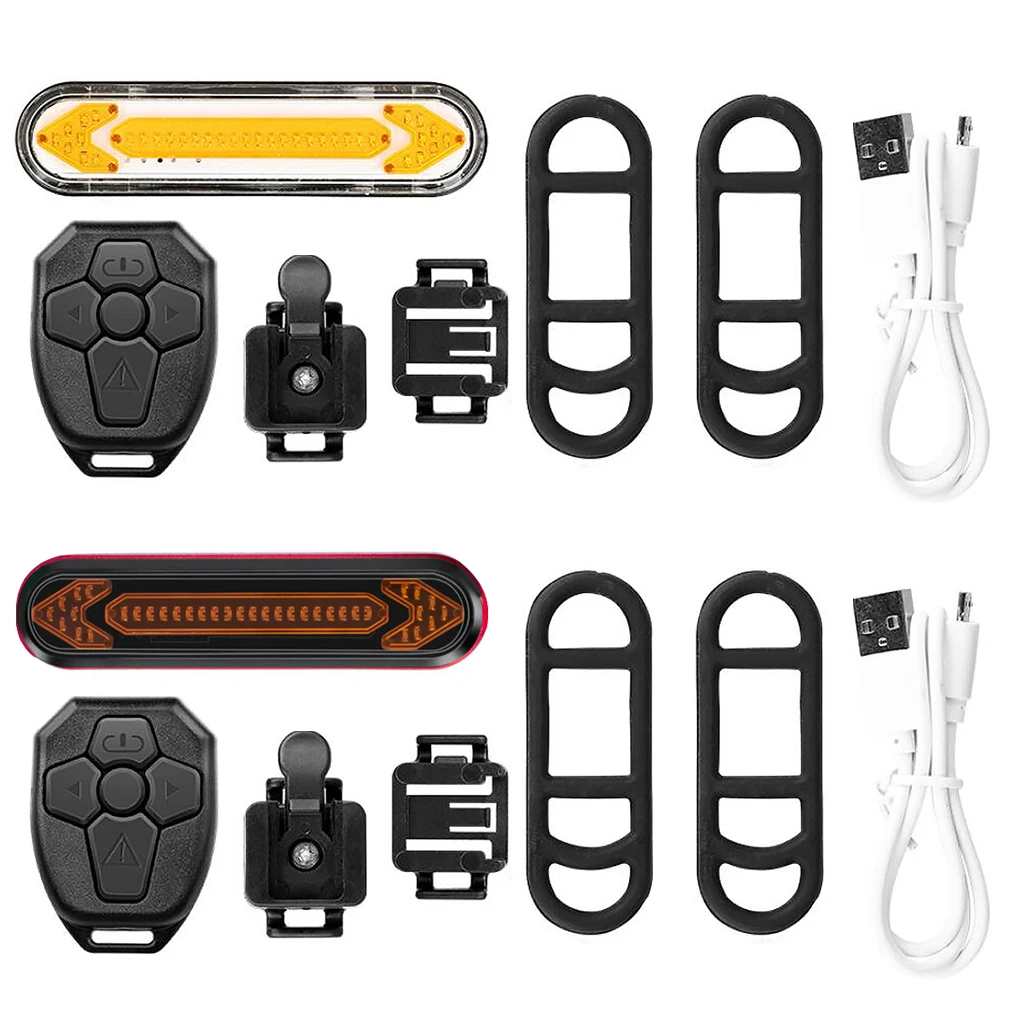 

Bike Tail Light with Turn Remote Control Night Cycling Bicycle Rear Lights