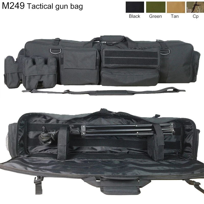 

M249 тактический рюкзак сверхмощный военный стрельба страйкбол Пейнтбол сумка для ружья чехол охотничья сумка кобура для ружья