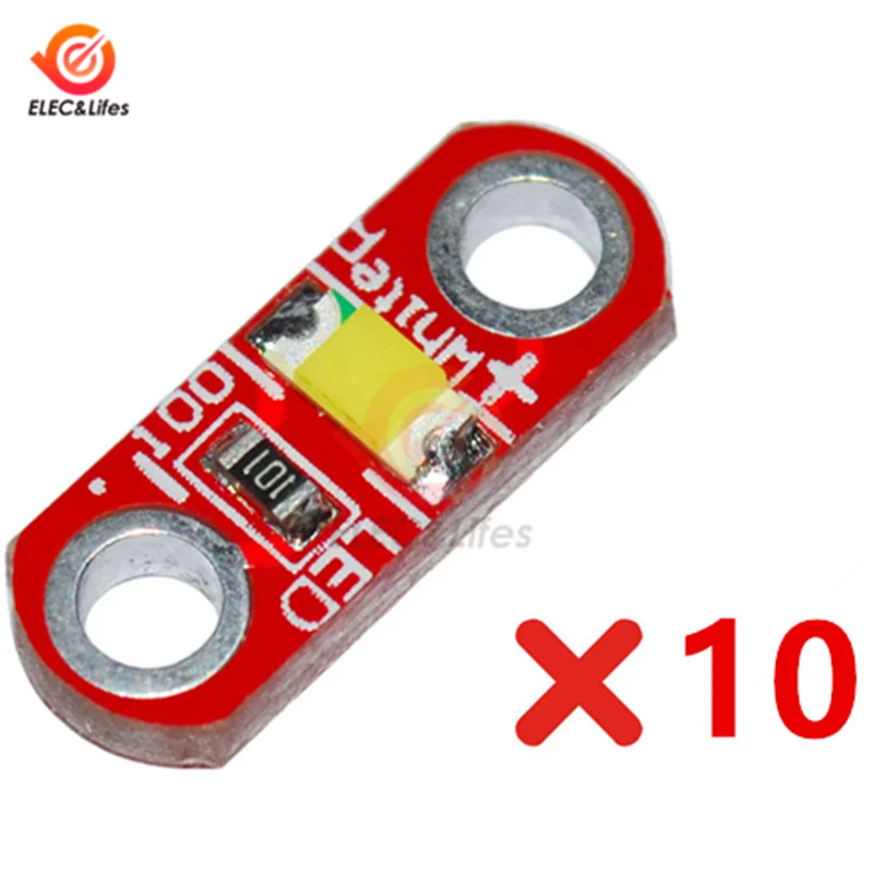 10 шт./лот LilyPad светодиодный модуль теплый белый Мини SMD 3В до 5В 40мА | Инструменты