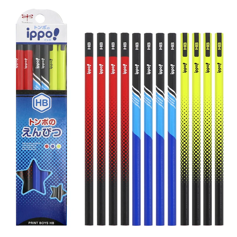 Японская Стрекоза Tombow ippo для учеников начальной школы шестигранная модель 2b