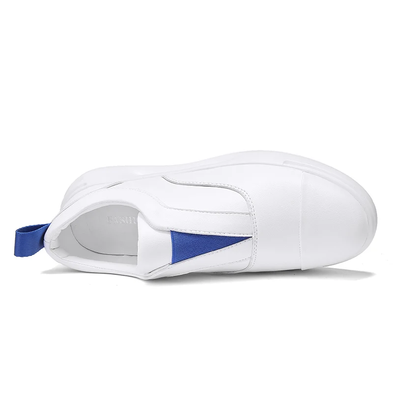 Новинка 2019 мужская обувь кожаная черная Мужская Спортивная Повседневная дышащая