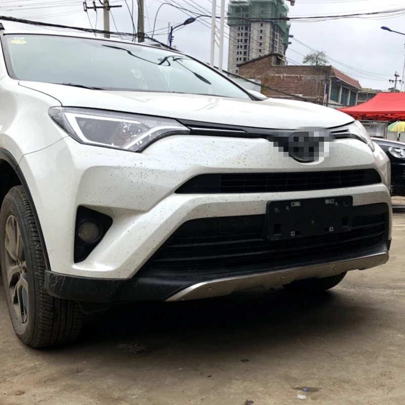 Передний бампер UBUYUWANT спойлер для Toyota RAV4 2016 2018 украшение переднего бампера диффузор губ аксессуары