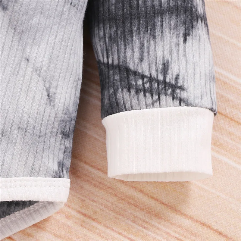 

Newborn Autumn Clothes Baby Boys Girls Tie-dye Printed Set 0-24M Newborn Baby Boy Girl Long Sleeve Long Sleeve Romper+Pants+Hat