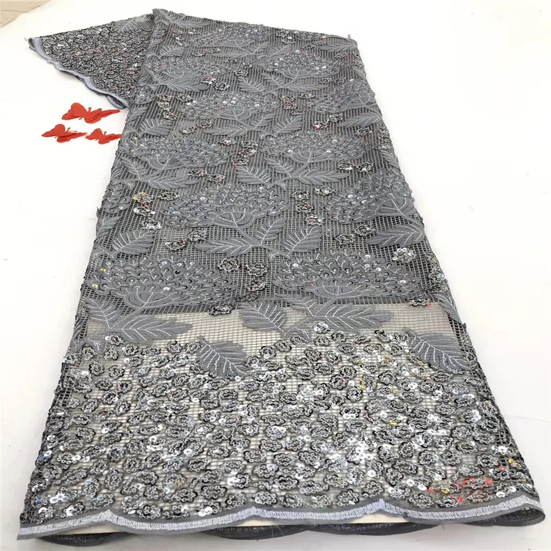 Французская сетчатая тюлевая кружевная ткань африканская 2020 высококачественное