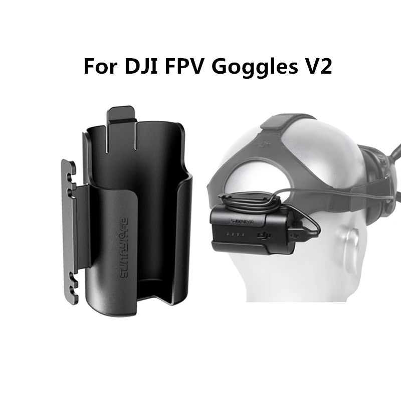 

Зажим-держатель для аккумулятора для DJI FPV Goggles V2, намотка для кабеля, защитный чехол, аксессуары, запасные части Sunnylife