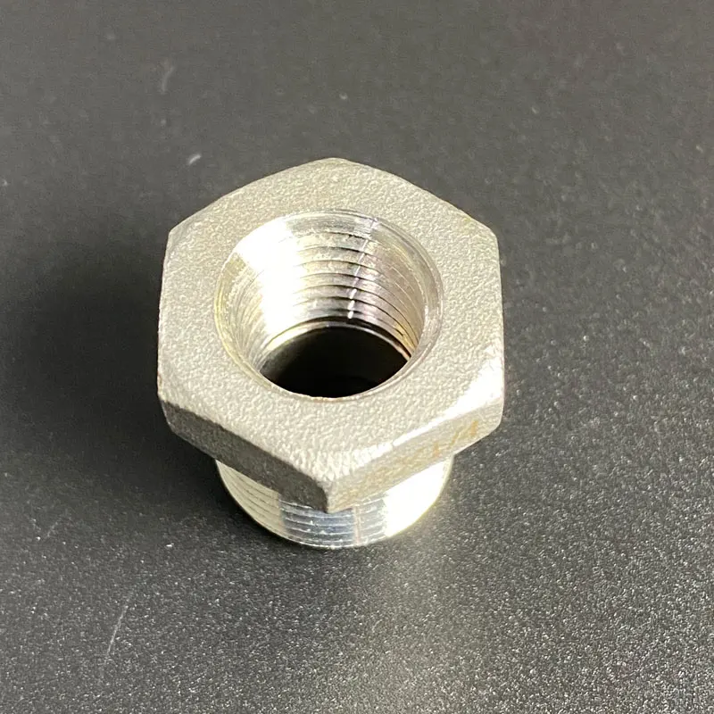 

1/4"to 3/8" SS304 stainless steel Reducer Fittings Hex Bushing Male To Female Thread Pipe Change Coupler Connector Adapter