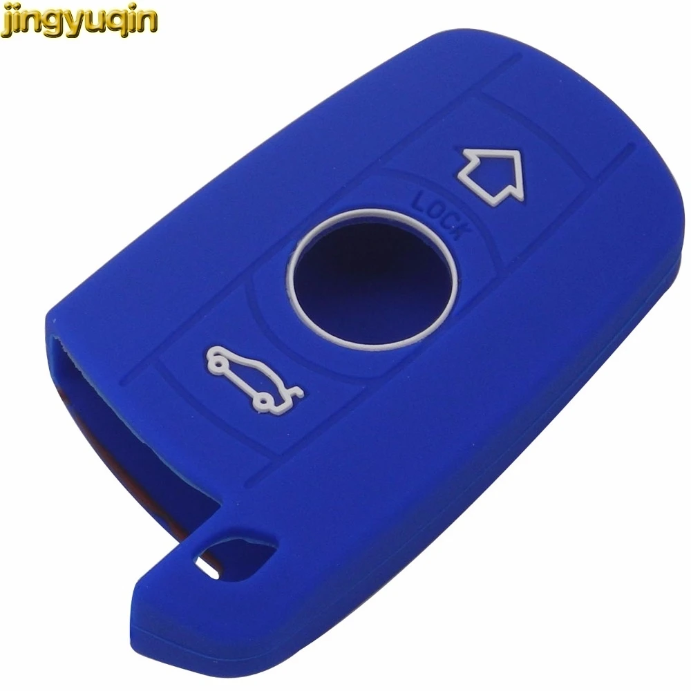 Чехол для ключей Jingyuqin 2 кнопки BMW 3 серии 5 X1 X3 X5 X6 без логотипа|smart key case|key case for bmwkey car