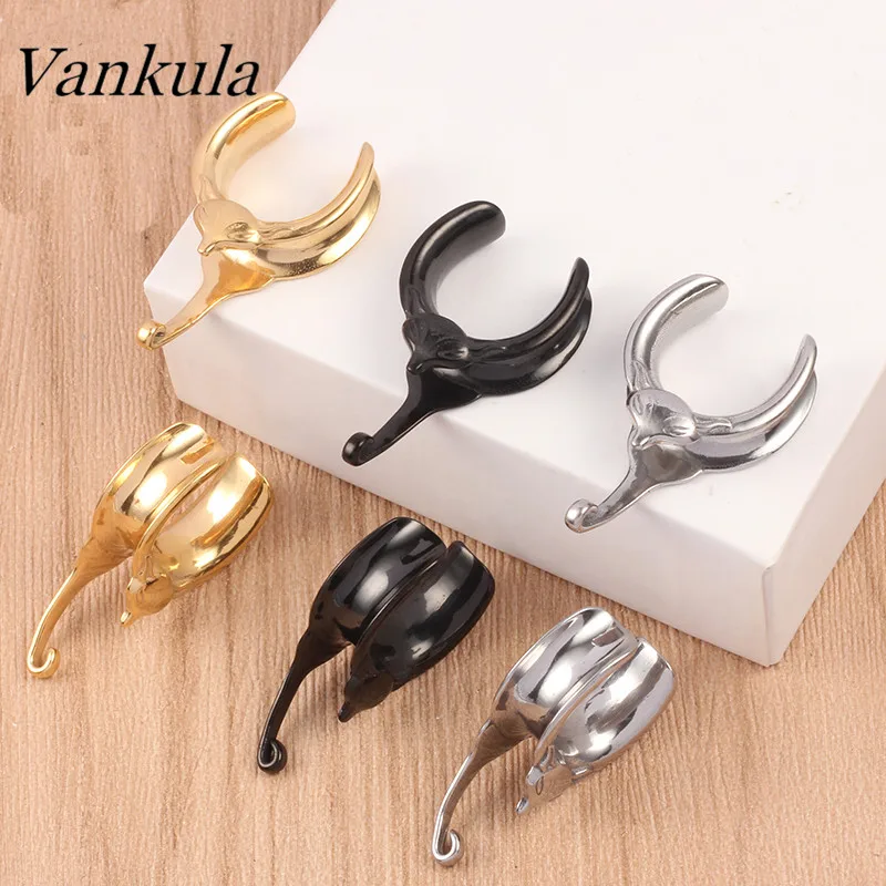 Vankula 10 шт. оптовая продажа много новых туннелей для ушей в седле пробка пирсинга