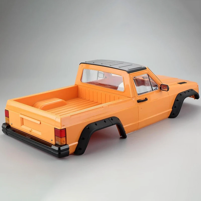 

31m Wheelbase Cherokee Pickup Truck Car Shell Kit for 1/10 RC Crawler Axial SCX10 & SCX10 II 90046 90047 (Orange)