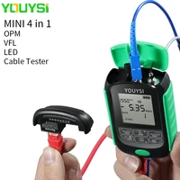youysi 4in1 li lion battery optical power meter visual fault locator network cable test optical fiber tester led vfl