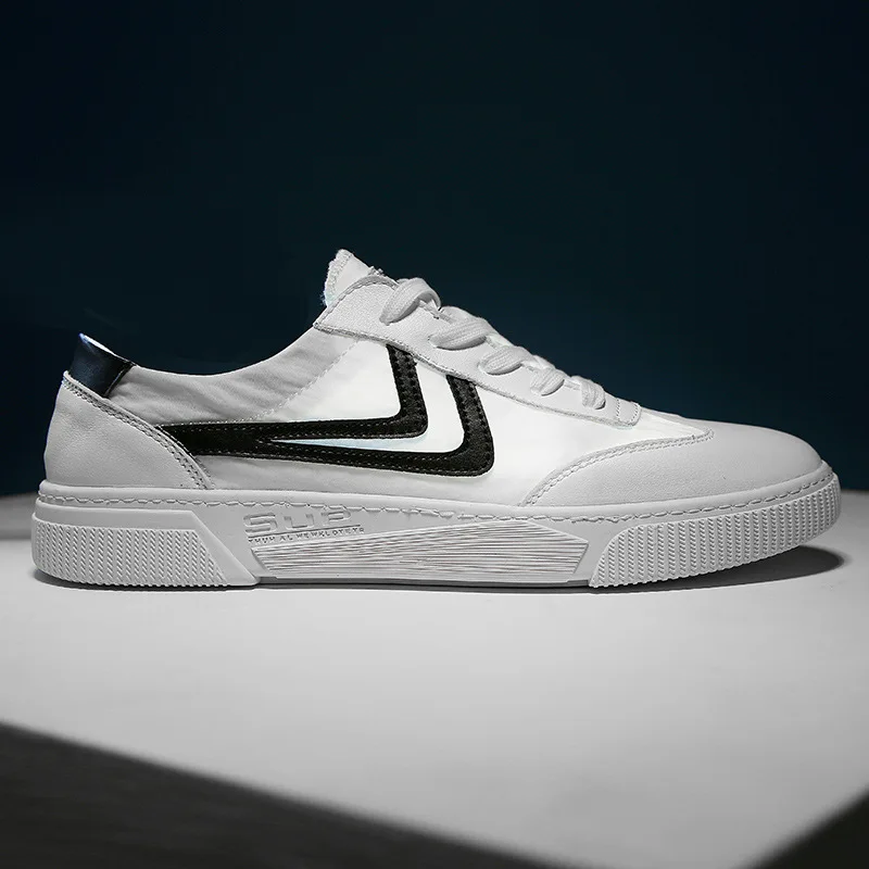 

White Shoes Men's 2019 New Style MEN'S SHOES Summer Thin Section Breathable Korean-style Trend Versatile Casual Students Shoe