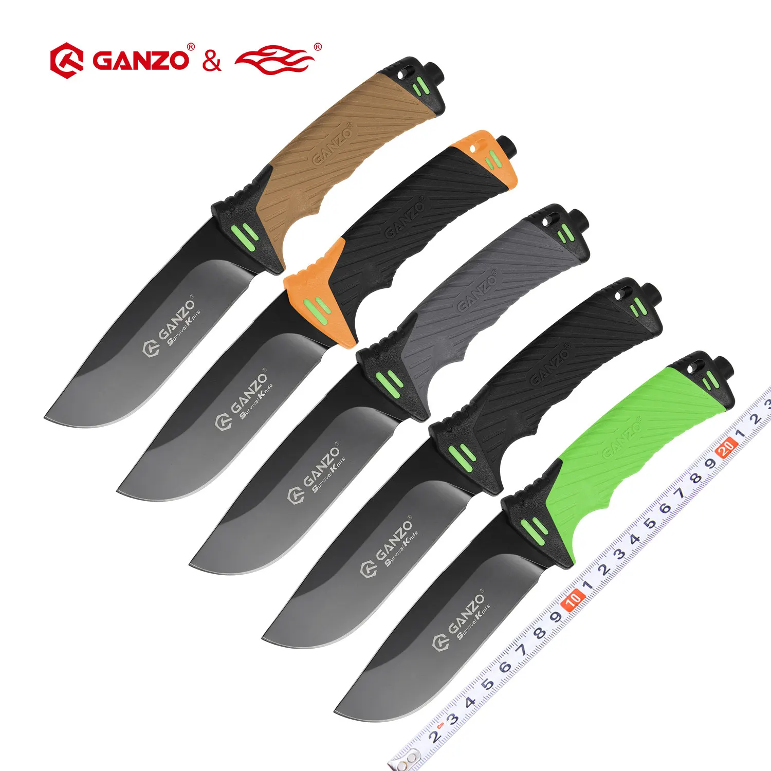 

Firebird Ganzo G8012 7cr17mov blade ABS handle Hunting fixed knife Survival Knife Camping tool outdoor EDC tactical tool