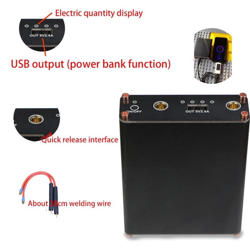 Portable Spot Welder Adjustable Mini Welding Machine For 18650 Battery Tool Kit | Инструменты
