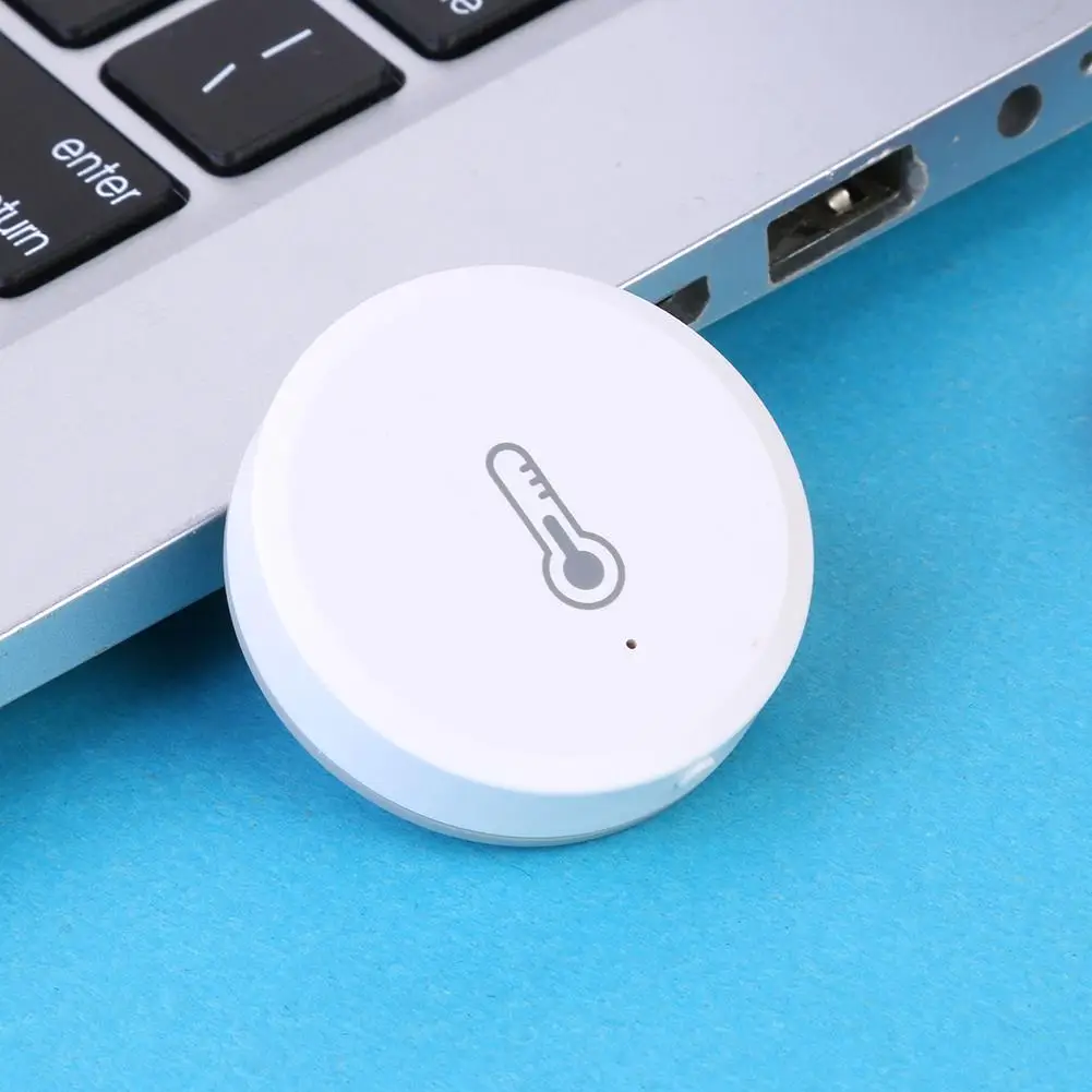 

Tuya Temperature Humidity Sensor Alarm System Device for Amazon Alexa Google Temperature Detector Security Prop