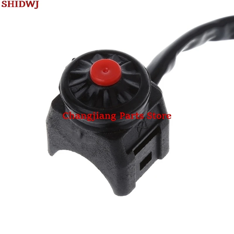 

Motorcycle Kill Switch Red Push Button Horn Starter Dirt Bike ATV UTV Dual Sport