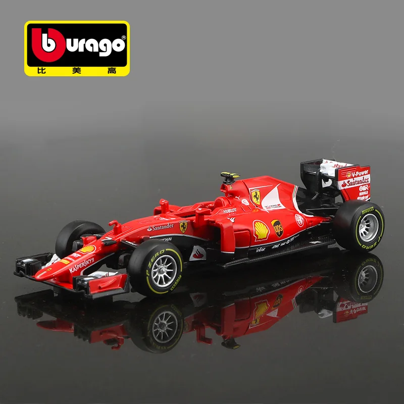 Bburago 1:24 Scale Ferrari SF15-T F1 Formula Car 7# Alloy Luxury Vehicle Diecast Cars Model Toy Collection Gift