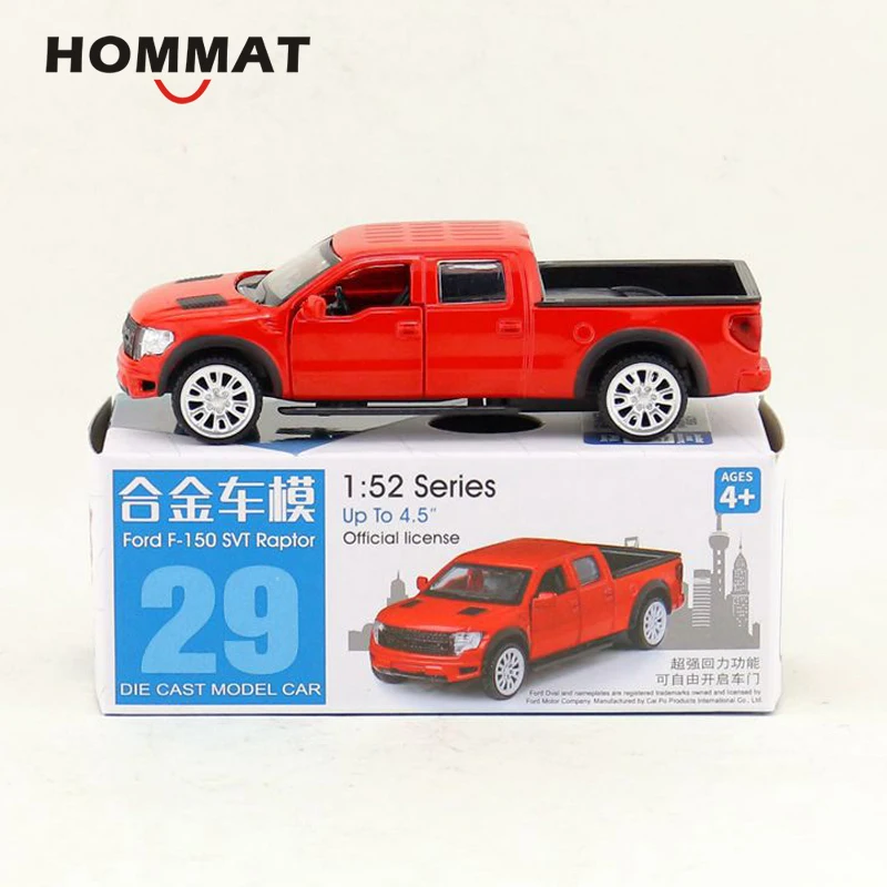 HOMMAT масштаб 1:52 Ford F 150 пикап модель грузового автомобиля литый металлический