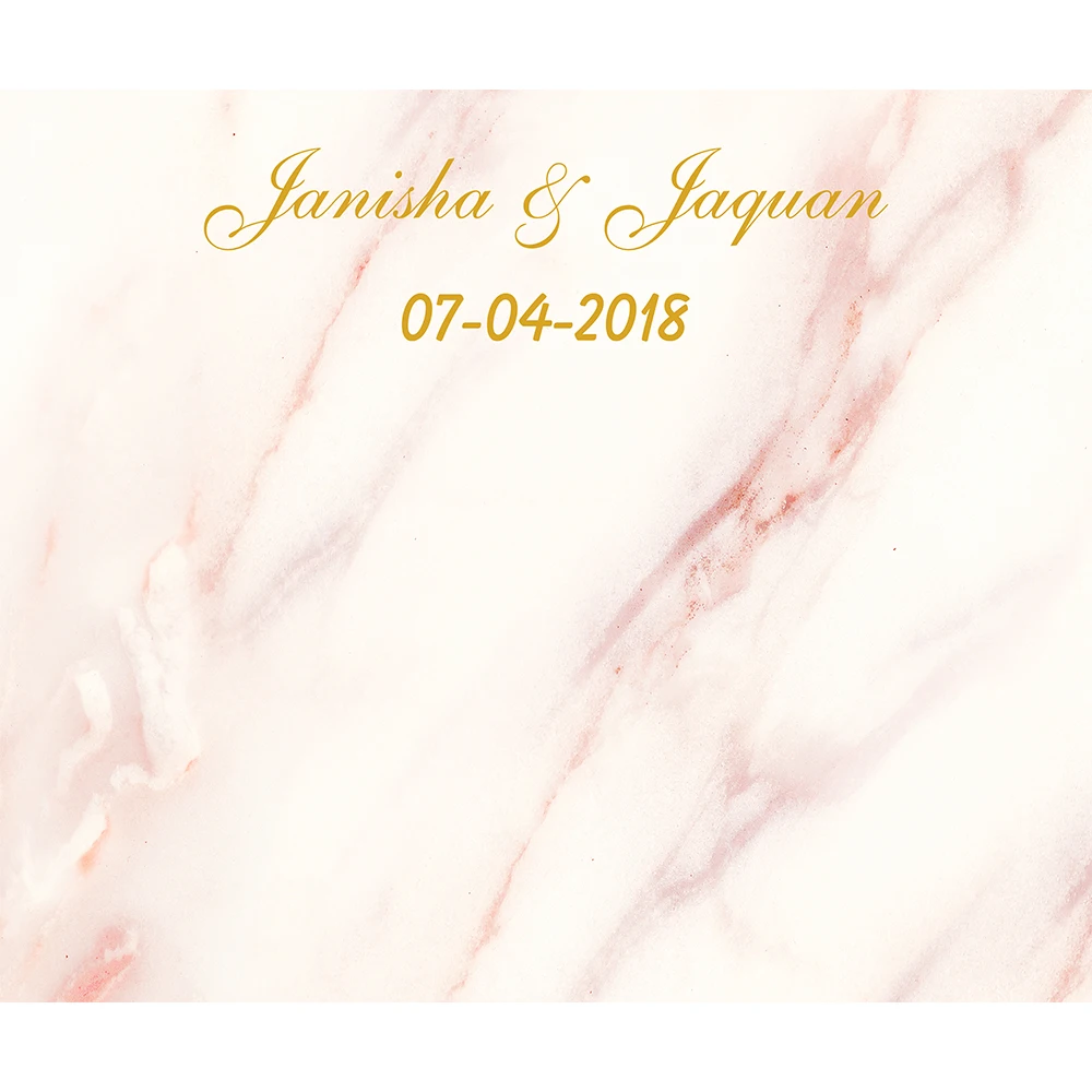 Allenjoy мраморный фон с пастельным розовым рисунком свадебный на заказ для