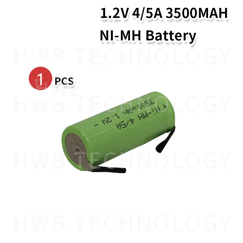 1 упаковка KX оригинальная новинка 1,2 V 4/5A 3500mAh Ni-Mh 4/5 A Ni Mh аккумуляторная батарея с булавками