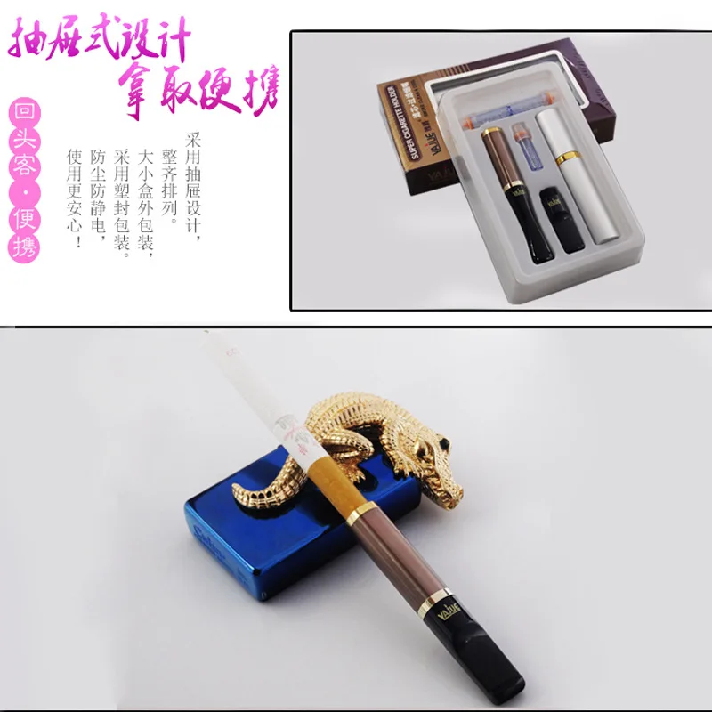 Аксессуары для сигаретного фильтра Очищаемый многоразовый дымовой фильтр