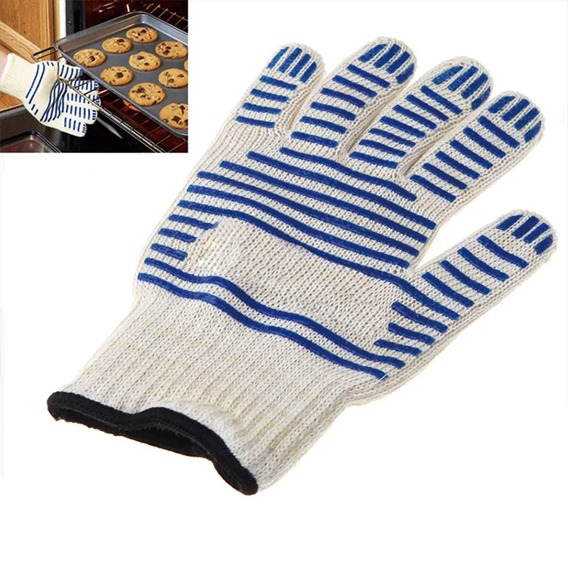 Перчатки для барбекю гриля кухонные перчатки духовки Прихватки горшка