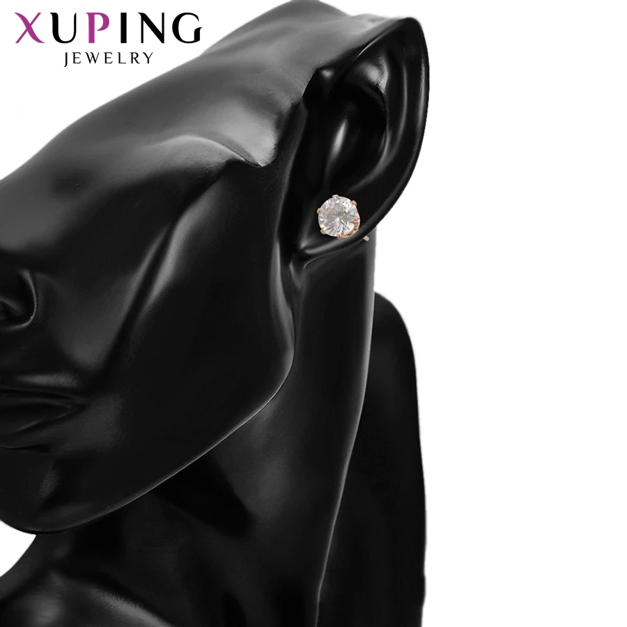 Xuping, модные серьги, романтичный дизайн, дизайн, розовое золото, цвет, покрытие, ювелирное изделие, серьги-гвоздики для женщин, специальное S205.4-99028