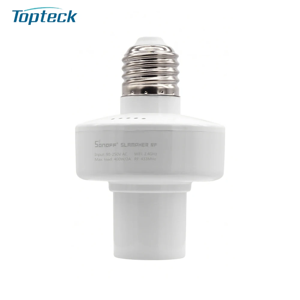 Набор1 Sonoff Slampher RF E27 патрон для светодиодной лампы RF и Wi-Fi лампа розетка RF пульт дистанционного управления синхронизации работы с умным Google Home Nest Alexa - Комплект: Набор1