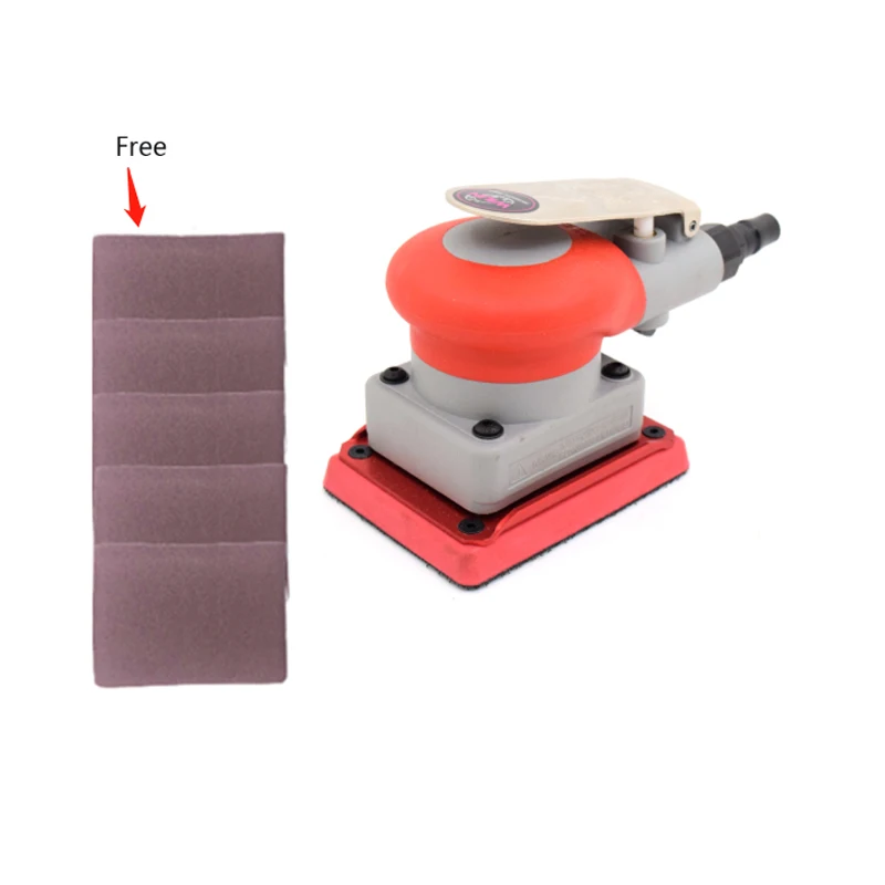 Пневматическая шлифовальная машинка прямоугольная 3 дюйма 75*100 мм 20331 5 шт. |