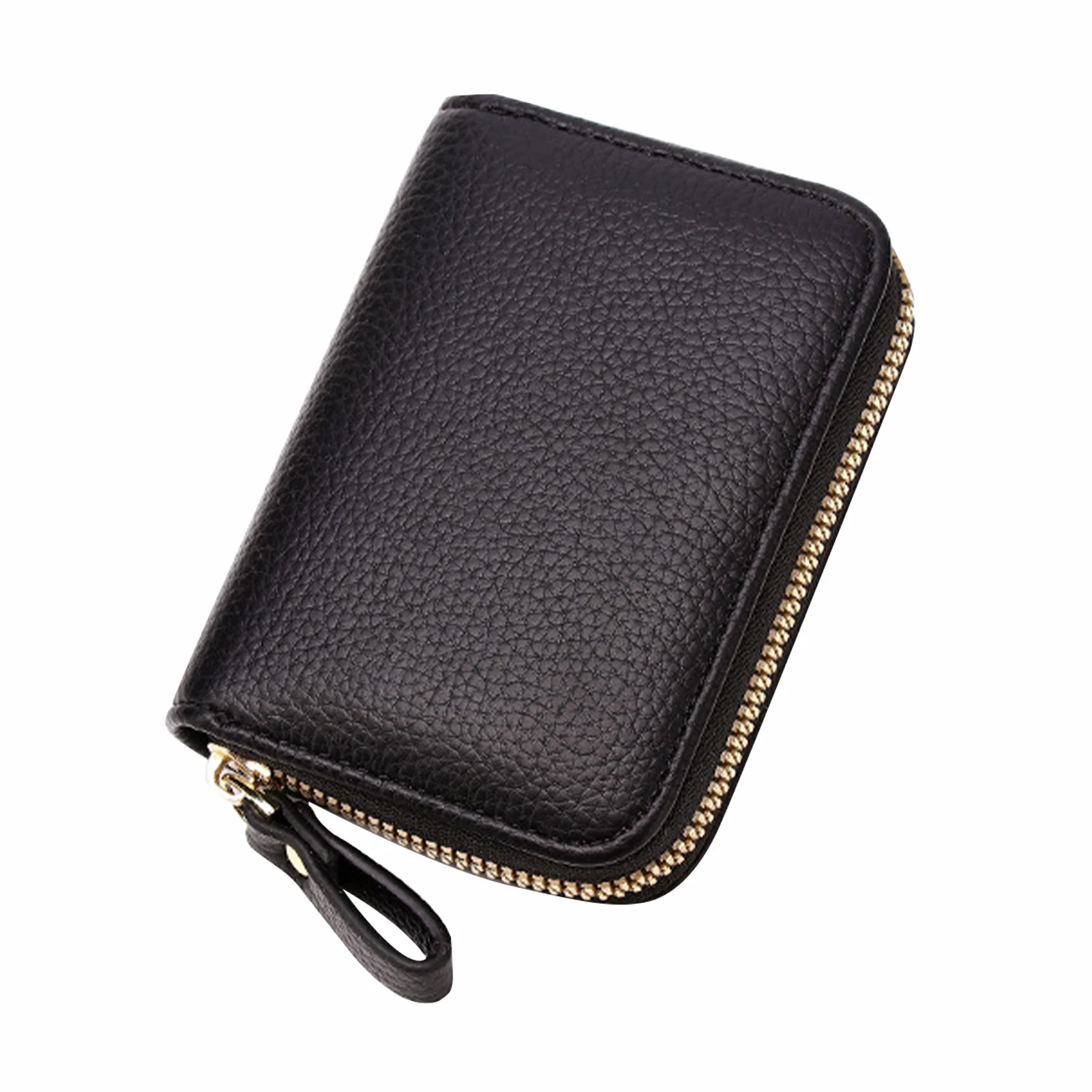 

Unisex Home Office Outdoor Convenient Protective Anti-theft 2 Compartments Coin Bag Card Holder Portable Zipper Closure Durable