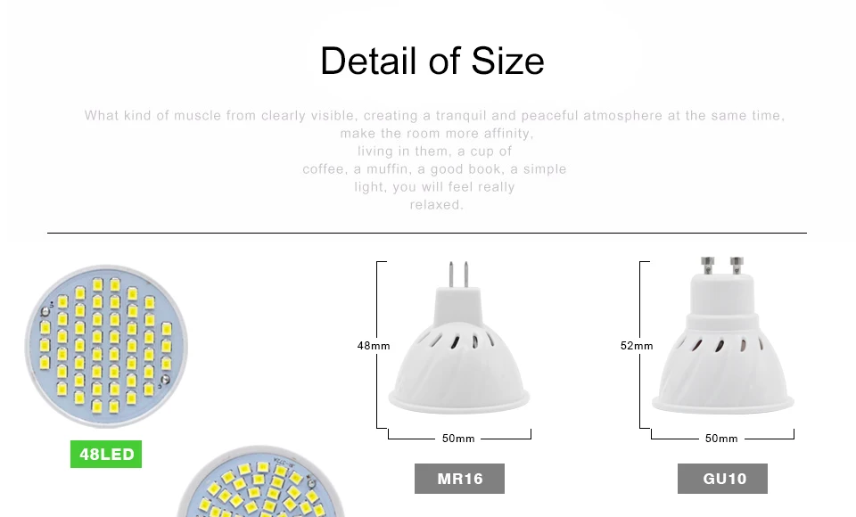Lampara светодиодный Лампа 220V E27 E14 GU10 MR16 светодиодный точечная лампа прожектор Bombilla SMD2835 48 60 80 Светодиодный прожектор для дома для украшения лампа