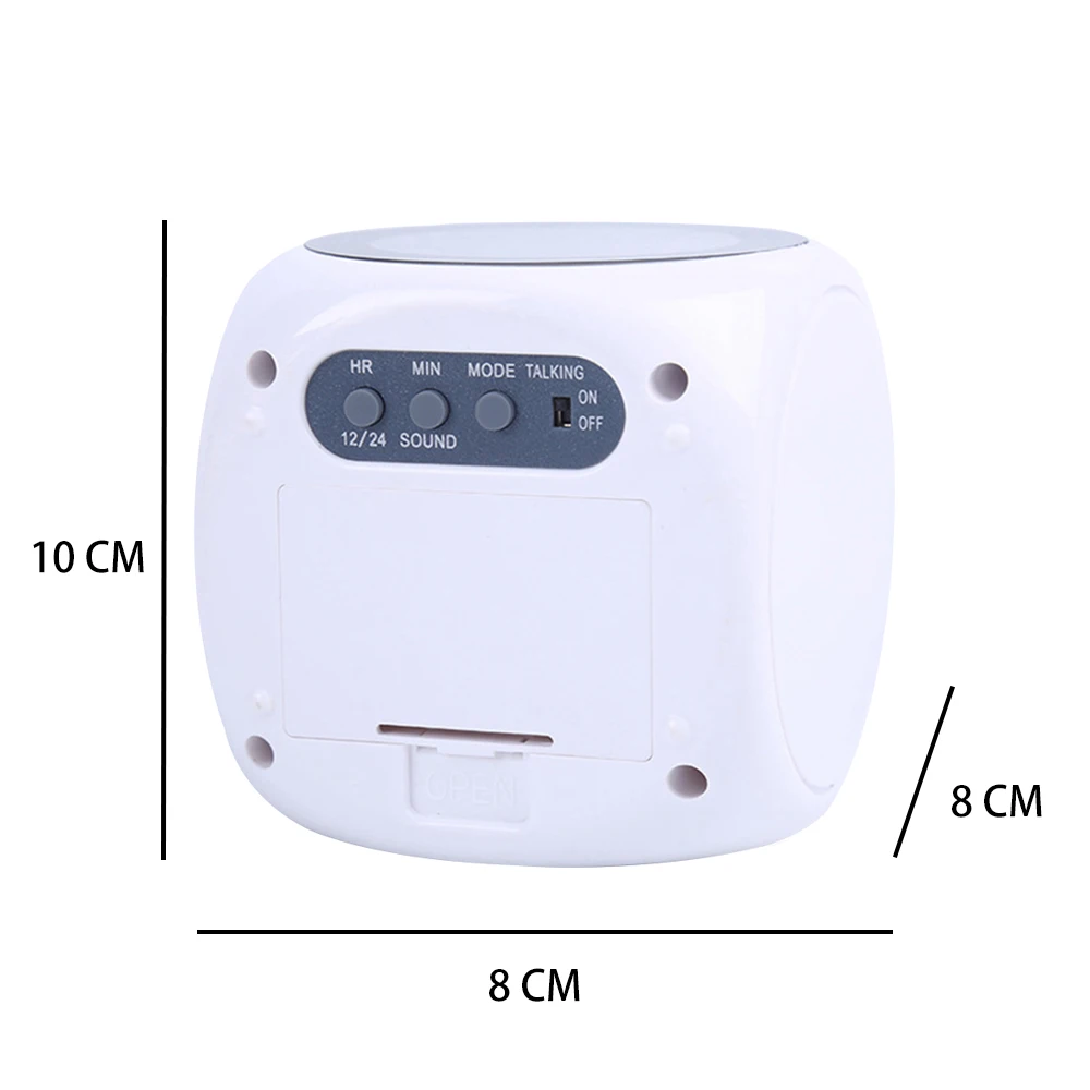 Будильник с ночным светильником и проектором цифровой потолочный светильник