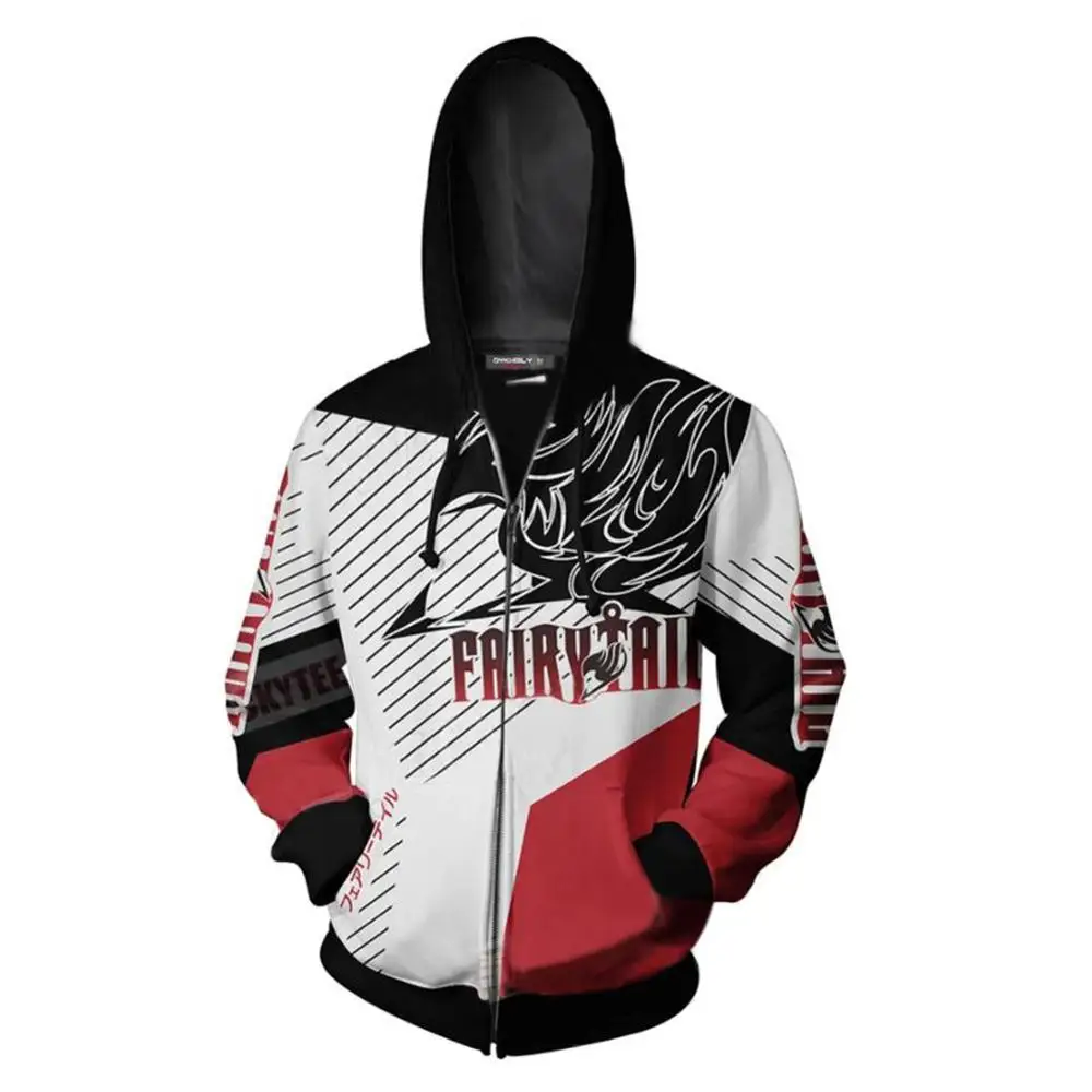 

Anime Fairy Tail 3D Printed Hooded Hoodie Unisex Top Pullover Sweatshirt Jacket Streetwear Casual Cosplay Costumes