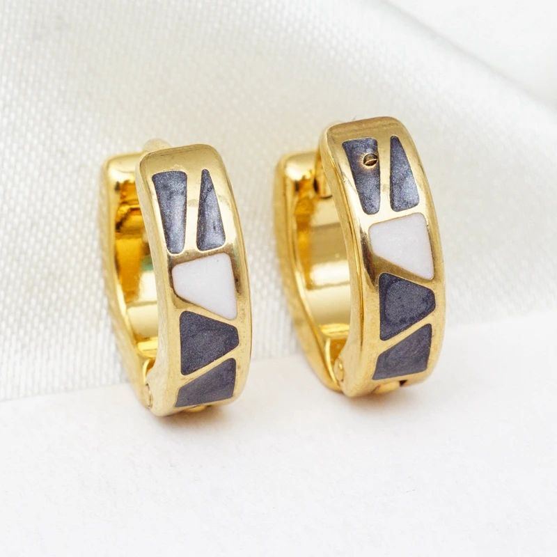 Небольшие серьги кольца из нержавеющей стали для женщин золотые шорты девочек с