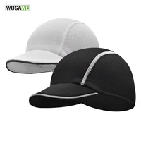 wosawe cycling cap baseball style reflective mens breathable bicycle helmet liner hat biking skull cap for men women