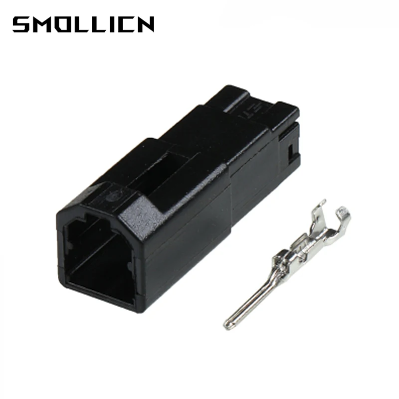 

5/20/50 Set 2 Pin Tyco Car Speaker Pug Tweeter Plug Electric Harness Female Male Connector For Mazda 174057-2 174056-2