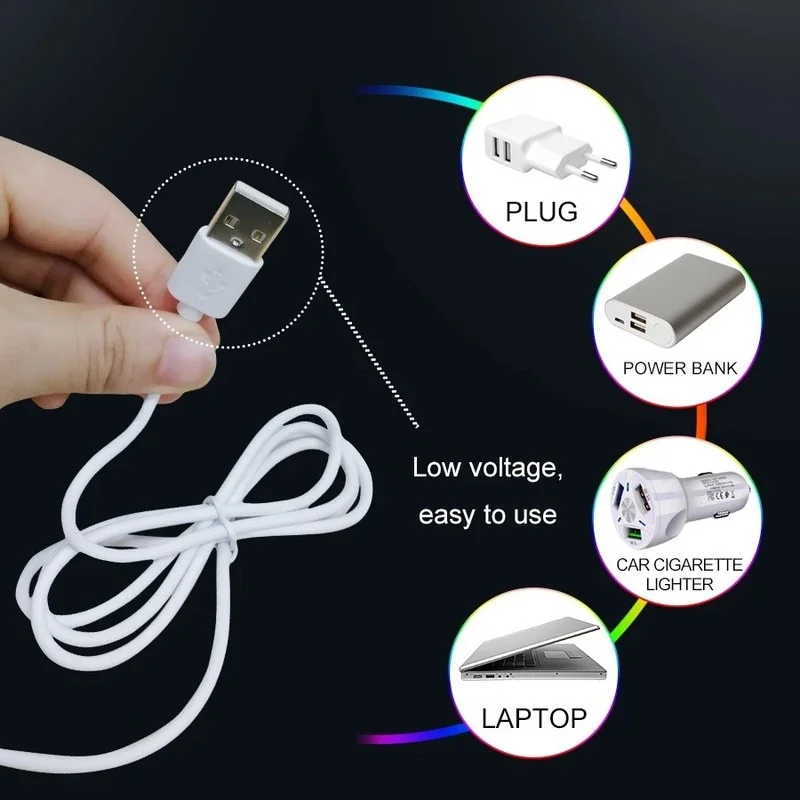 

30 40 50cm PIR Motion Sensor Hand Scan LED Night light 5V USB Bar lamp Bedroom Desk lamp Reading home Kitchen Wardrobe Decor