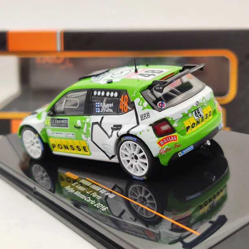 IXO 1:43 для Skoda Fabia R5 #48 Rallye Monte Carlo 2016 RAM628 Ограниченная серия литье под давлением